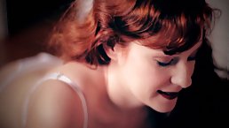Amateur redhead MILF gets cum in mouth after blowjob