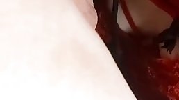 Amateur 19 y.o. blonde sucks big dick