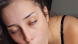 Hot ass Latina babe Tatiana Jules gets fucked and creampied after blowjob