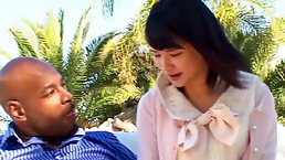 Small tits Japanese babe Aoi Shirosaki fucks her first BBC (censored)