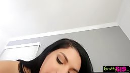 Pretty Latina stepsis Gina Valentina gets fucked POV