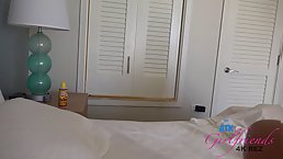 Pretty blonde with nice ass Elsa Jean gets her pussy pounded POV