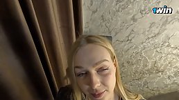 Bubble butt blonde Arisha Mills gets nice POV dicking