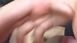 Amateur BBW with glasses gets fucked in the car