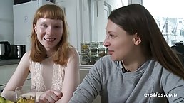 Young lesbians Bonnie and Talia give each other a reason to moan