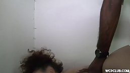 Phat ass light skinned stripper Simone Richards rides BBC and loves it