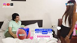 Round ass Indian girl gets fucked on the bed