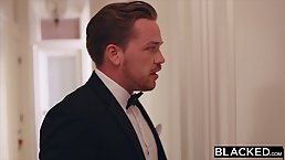 Busty blonde bride Riley Steele takes BBC for the first time
