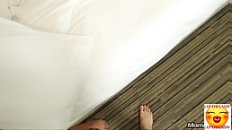 38 y.o. busty blonde Ally gets fucked POV with cum on her face