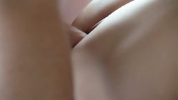 Skinny brunette babe Angelica gets fucked with cum on her ass