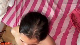 Round ass brunette babe anally rides dick reverse cowgirl and gets a creampie