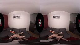 Sexy brunette MILF with big tits gets fucked POV (VR)