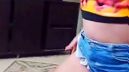 Tattooed redhead MILF Laura Montenegro gives nice POV blowjob