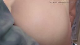 Sexy brunette delivery girl broke wife's gift and was punished with a big dick (POV)