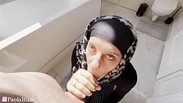 Small tits Arab girl with nice ass gets her pussy pounded