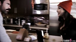 Busty brunette MILF gets her hairy pussy pounded during weird therapy session