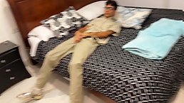 Amateur pregnant Latina MILF gets fucked and creampied after blowjob
