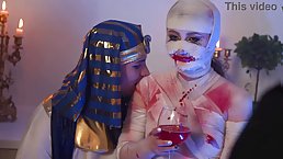 Dark forces Halloween orgy
