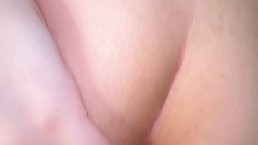Pretty girl next door received a large portion of jizz on the face (POV)