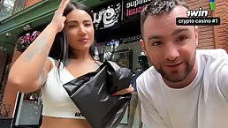 Round ass tattooed Latina MILF fucks hot with her BF