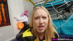 Round ass blonde syepsis Kallie Taylor wants more than just candy (POV)