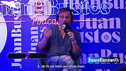 Round ass tattooed Latina slut Kaeelen Garcia gets fucked at Juan Bustos podcast