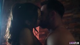 Sexy brunette babe Eliza Ibarra gets her trimmed pussy pounded