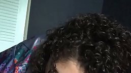 Amateur Latina MILF sucks BBC and slurps every drop