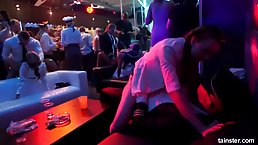Hot pornstars orgy in the club
