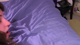 Pretty brunette babe gets her mouthful of cum (POV)