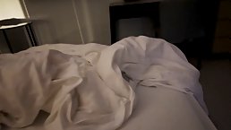 Rounda ss blonde MILF fucks with her stepson in a hotel room