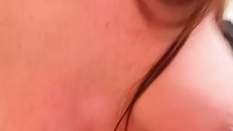 Brunette MILF with large ass and big tits Raissa Nur gets fucked POV with cum in her mouth