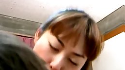 Small tits Japanese teen gets fucked and licked out