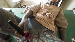 Public style anal and intense squirting in abandoned building