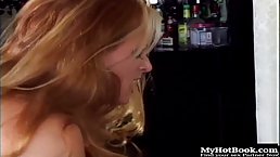 Big tits blonde MILF Stormy Daniels gets her pussy drilled with cum on face