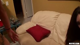 Amateur sex party with three young sluts