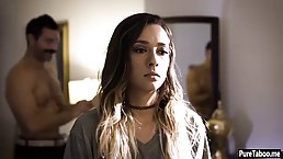 Virgin teen gets fucked by big-dicked family friend