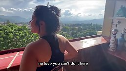 Amateur tattooed Latina MILF with big ass gets fucked from behind