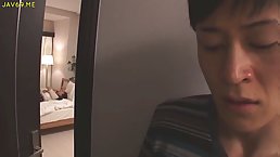 Horny Japanese MILF Sawamura Reiko masturbates hot