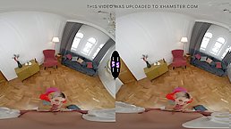 Round ass blonde babe Molly Cute gets fucked POV (VR)