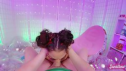 Amateur Latina babe Sarah Lace giving best POV sloppy deepthroat