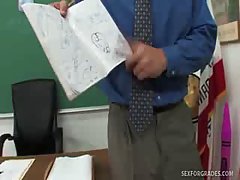 Kandi bounces on her teaCher's hard wang