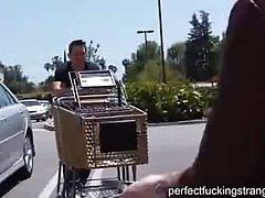 Blonde slut with nice big tits hammered by big cock and receives a nice cumshot