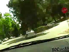 Exciting quickie on the back sit of the car. Great black sluts loves being used this way