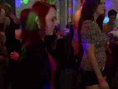 A steamy group sex adventure was just a part of a massive party in a local club