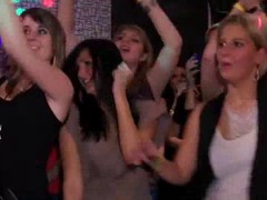 Many horny girls who were at the party were waiting for their turn to get fucked