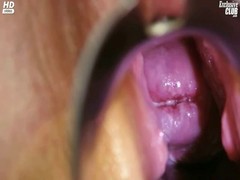 Ginger teen lets a doctor try out several sex toys and tools on her pussy and her womb