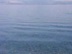 Naked milf, Karin Schubert met a handsome guy at the beach and had sex with him