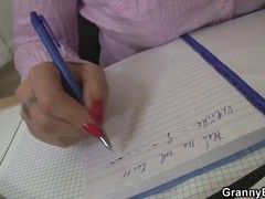 Horny office slut is often having sex with her boss or his clients, in the office