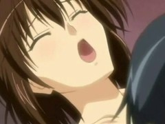 Cartoon girl is having sex with her boyfriend's best friend because she likes him a lot